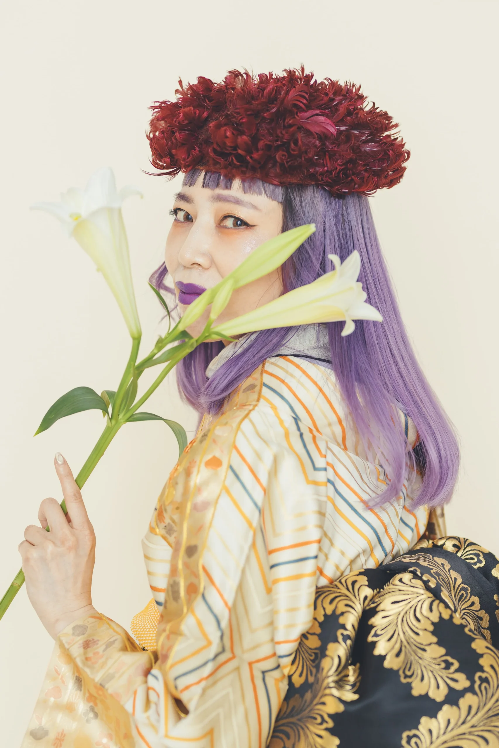 Antique & Vintage Kimono Salon 客間 コーデ3