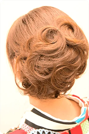 京なでしこ ヘアセット例2