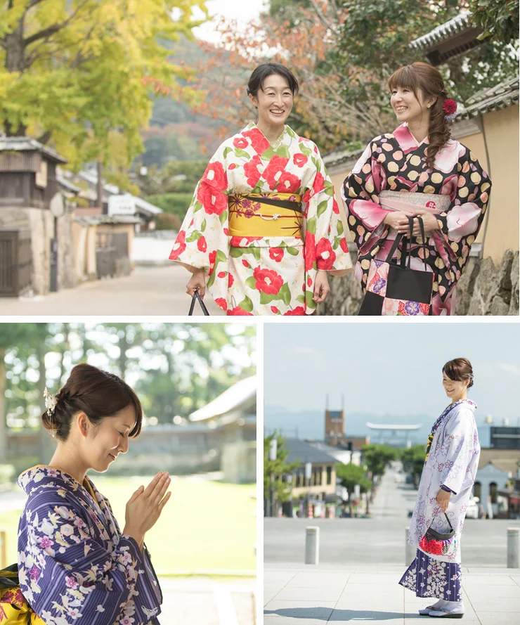 出雲大社前レンタルKIMONO ご縁スタイル コーデ2