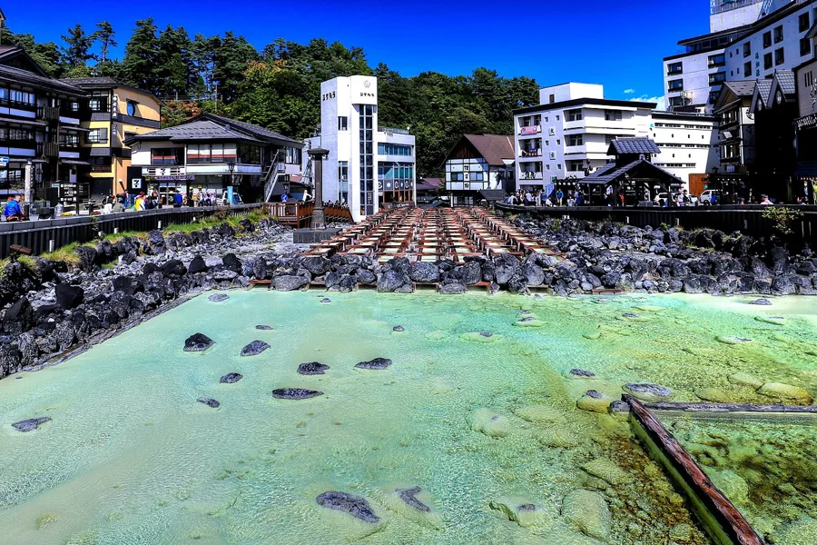 湯畑（草津温泉の浴衣映えフォトスポット）