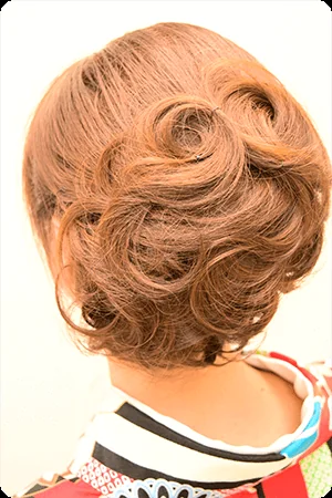 京なでしこ ヘアセット例2