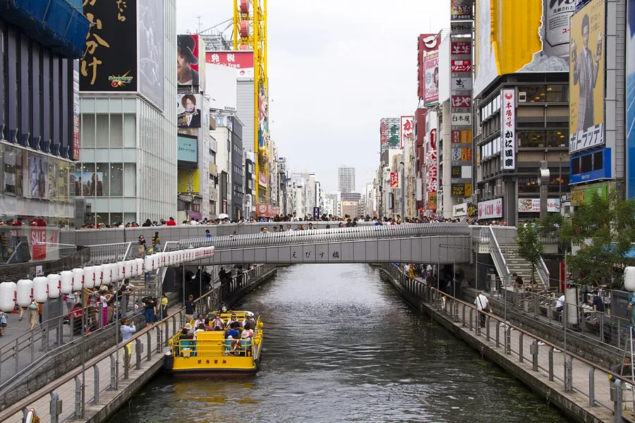 道頓堀・戎橋（心斎橋周辺の着物映えフォトスポット）