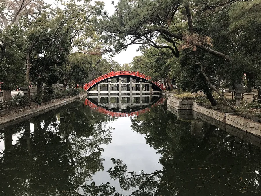 太鼓橋（反橋）（住吉大社周辺の着物映えフォトスポット）