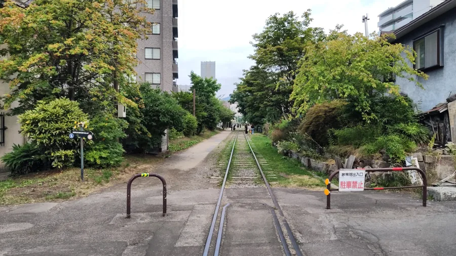旧手宮線跡地（小樽の着物映えフォトスポット）