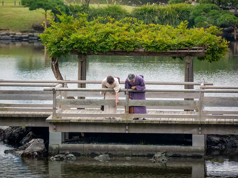 浜離宮恩賜庭園（築地周辺の着物映えフォトスポット）