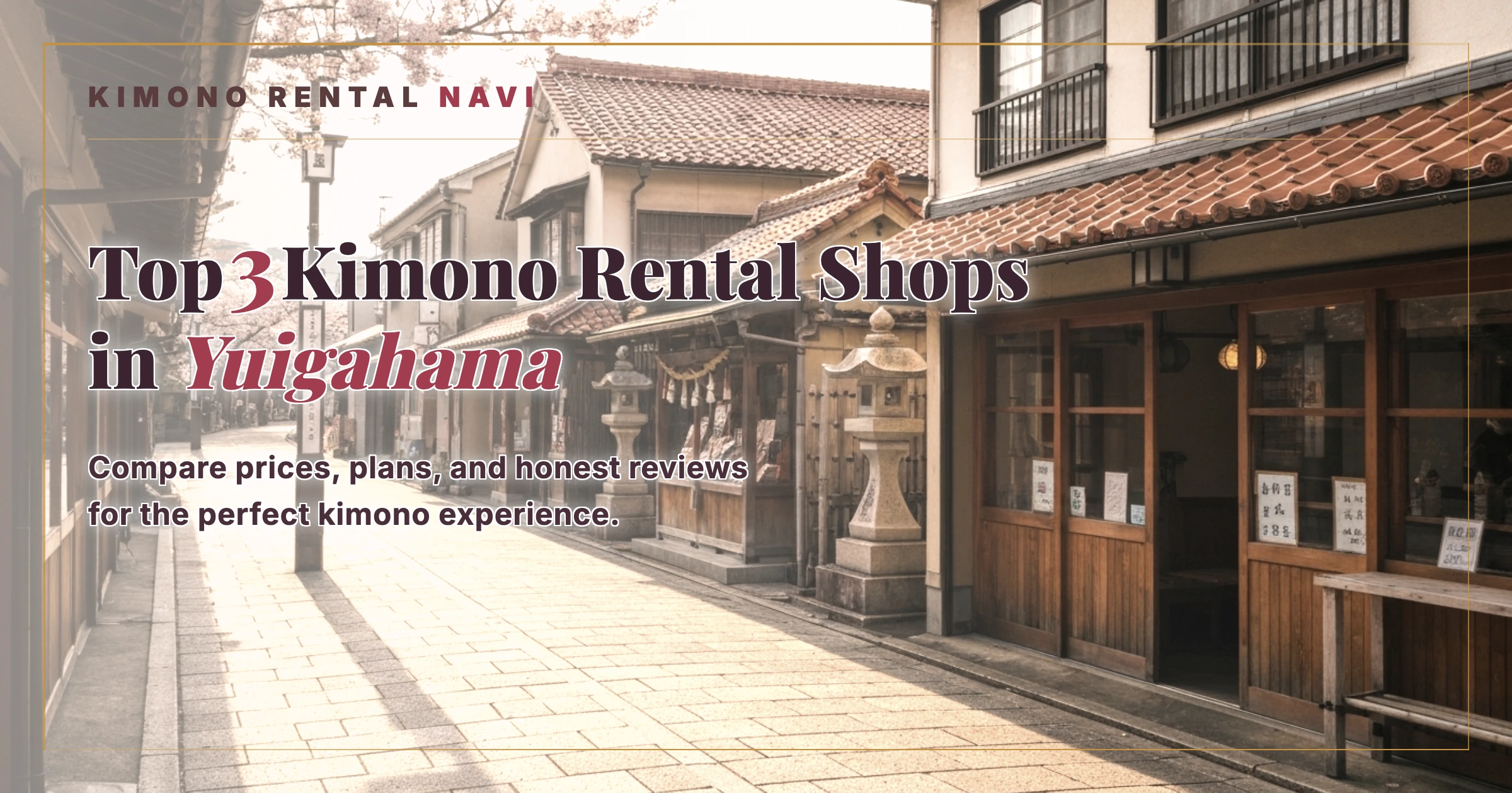 Top 3 Kimono Rental Shops in Yuigahama, Kamakura